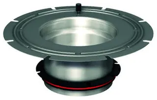 ACO Oberteil DN100/ V2A/ Klebefl./mit ACO Kombiring