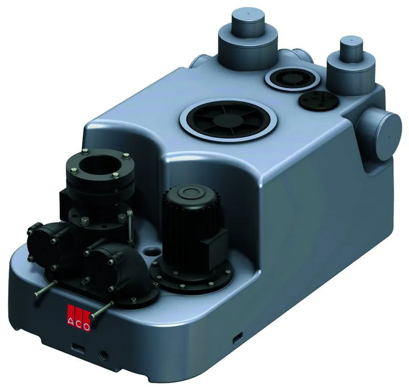 ACO Hebeanlage Muli StarDDP2.2 2Pumpen Beh. PE Vol.max.300L