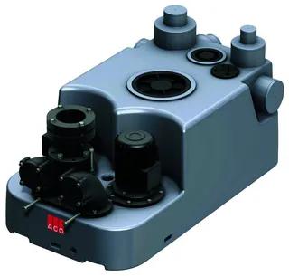 ACO Hebeanlage Muli StarDDP2.2 2Pumpen Beh. PE Vol.max.300L