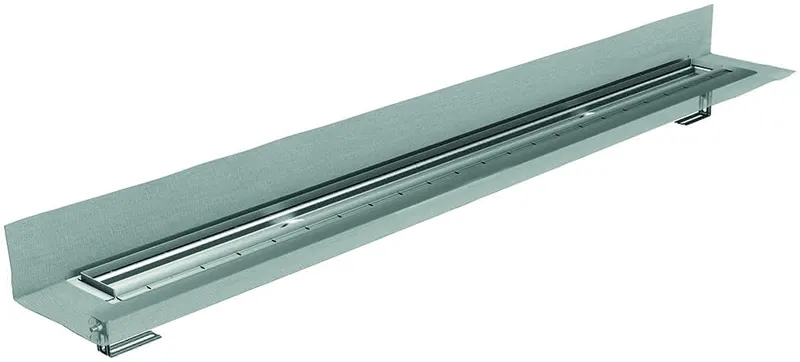 ACO ShowerDrain Public Rinne 2000x80/mit 2 Ablaufstutzen/Fl.verti