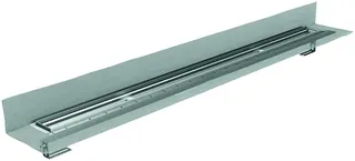 ACO ShowerDrain Public Rinne 2000x80/mit 2 Ablaufstutzen/Fl.verti