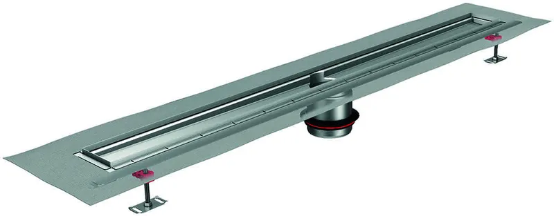 ACO ShowerDrain Public Rinne 2000x110/mit 1 Ablaufstutzen/Fl. hori