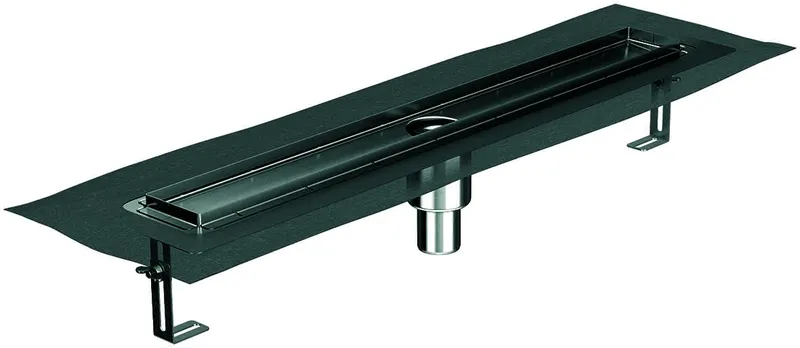 ACO ShowerDrain E+ Duschrinne DN50 1000x80/90 Grad/0,6l/s/Fl. Hori/WS50/VA