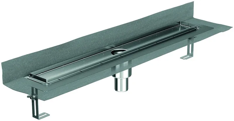 ACO ShowerDrain E+ Duschrinne DN50/VA 900x80/90 Grad/0,6l/s/Fl. verti hi/WS50