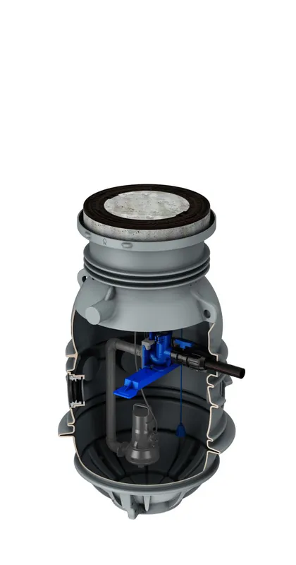 ACO Muli-Max duo erschr. Abd. B125/ H1950mm