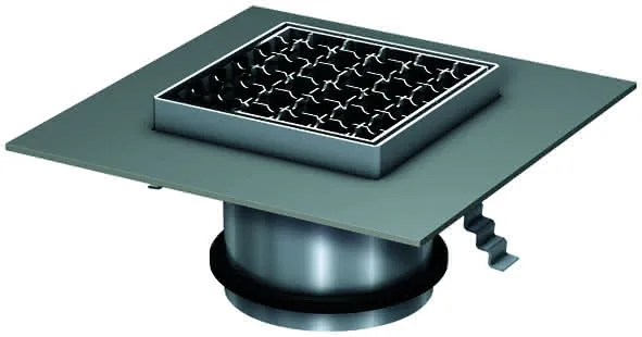 ACO Aufsatzstück 150x150/ L15 V2A/ rutschh./Rost V2A lose eingelegt