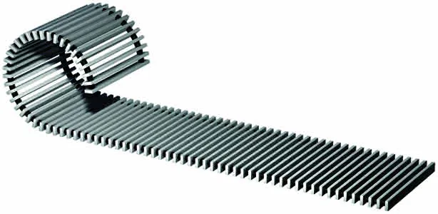 ACO ShowerDrain Public Rost Rollrost weiß/1993x105mm/K3 Rutschhemmug