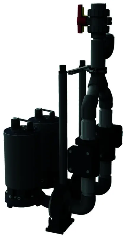 ACO Powerlift Pumpenset DN50 duo/bauseitiger Schacht