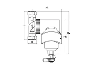 SP Schlammabsch. SpiroTrap MBL m. Magnet 1 1/2"IG,horiz.+vertikal, 10 bar, 110 Gr – Bild 2
