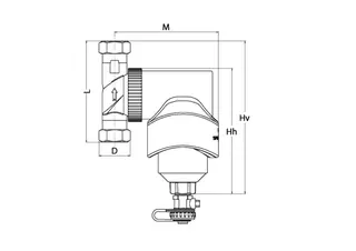 SP Schlammabsch. SpiroTrap MBL m. Magnet 2" IG, horiz. + vertikal, 10 bar, 110 Gr – Bild 2