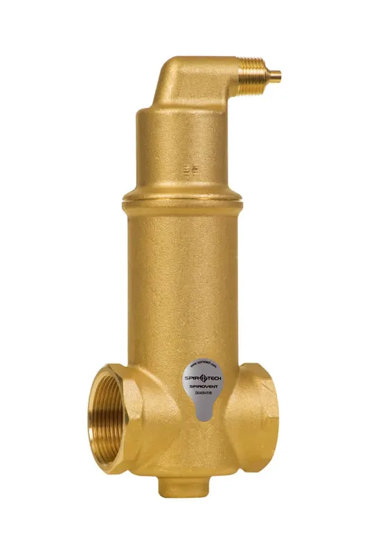 SP Luftabscheider SpiroVent 1 1/2" IG, 10 bar, 110 Grad