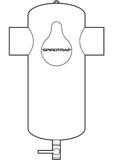 SP Schlammabscheider SpiroTrap Magnet DN 65 - Schweißst., 10 bar / 110 Grad – Bild 3