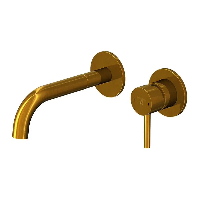 Waschtisch-Wand-EHM, BG 100 1814 3 BG, brushed gold