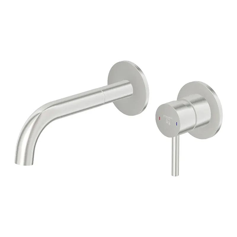 Steinberg Waschtisch-Wand-EHM (FMS) 100 1814 3 BN, brushed nickel