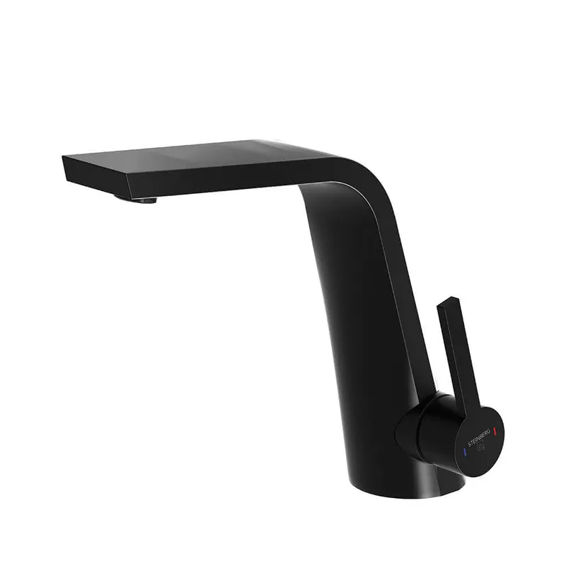 Steinberg Waschtisch-EHM ohne Ablaufgarnitur 260 1010 1 S, matt black