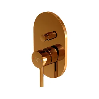 Steinberg Fertigmontageset für Wanne/Brause-EHM 100 2103 3 RG, rose gold