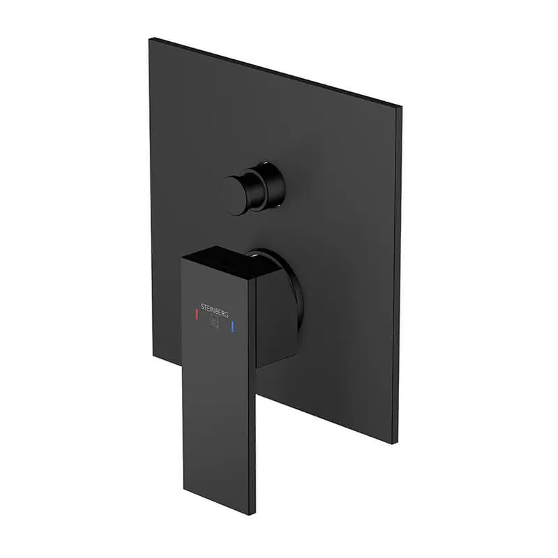 Steinberg Fertigmontageset für Wanne/Brause-EHM 160 2103 3 S, matt black