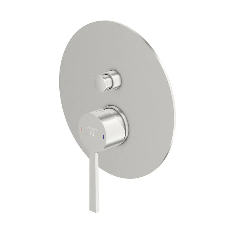 Steinberg Fertigmontageset für Wanne/Brause-EHM 260 2103 3 BN, brushed nickel