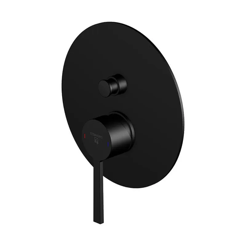 Steinberg Fertigmontageset für Wanne/Brause-EHM 260 2103 3 S, matt black