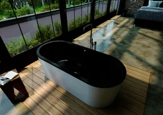 Kaldewei Badewanne CLASSIC DUO OVAL freistehend Mod. 111-7,1800x800mm,alpinweiß,VKT alpwm – Bild 5