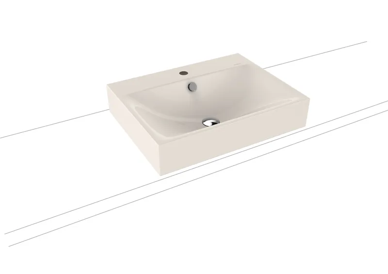Kaldewei WB SILENIO Mod.3042,600x460mm,perga, PEFF,AD,m. 1HL,mÜL,chr