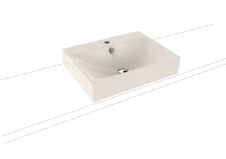 Kaldewei WB SILENIO Mod.3042,600x460mm,perga, PEFF,AD,m. 1HL,mÜL,chr