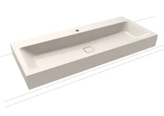 Kaldewei WB CONO WANDWASCHTISCH Mod.3091,1200x 500mm,pergamon,PEFF,AD,m. 1HL,oÜL