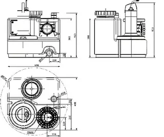 Wilo Abwasser-Hebeanlage DrainLift S 1/6T RV,DN 80,3x400V,1.5kW, 2549901 – Bild 4