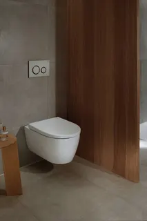 Geberit iCon Set Wand-WC mit WC-Sitz, Rimfree Tiefspüler, geschl. Form, T:53cm, weiß – Bild 4