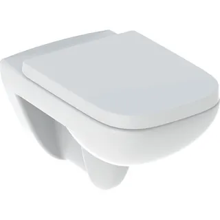 Geberit Renova Plan Set Wand-WC mit WC-Sitz Tiefspüler, Rimfree, T:54cm, weiß – Bild 2