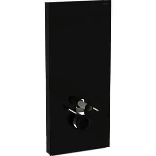Geberit Monolith Sanitärmodul für Wand-WC 114cm Glas schwarz, Alu. schwarzchrom – Bild 2