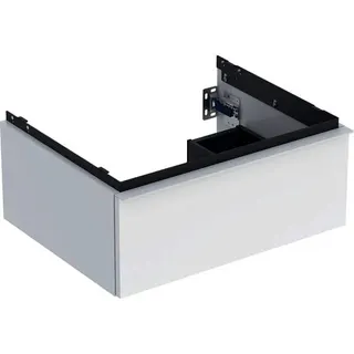 Geberit iCon Unterschrank für Waschtisch, 1 Schubl. 59,2x24,7x47,6cm, weiß hgl./Gr.weiß matt – Bild 2