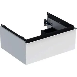 Geberit iCon Unterschrank für Waschtisch, 1 Schubl. 59,2x24,7x47,6cm, weiß hgl/Gr. chrom – Bild 2