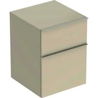 Geberit iCon Seitenschrank, 2 Schubladen 45x60x47,6cm, sandgrau – Bild 2