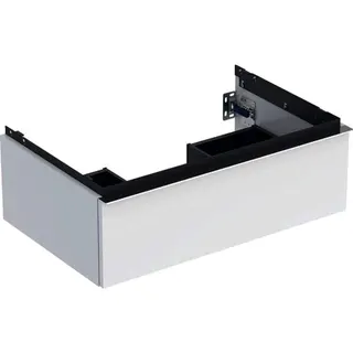 Geberit iCon Unterschrank für Waschtisch, 1 Schubl. 74x24,7x47,6cm, weiß hgl/Gr. chrom – Bild 2