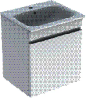 GE Renova Plan Set MWT m. US, 1 Schubl. 60x62,2x48cm, weiß hgl.