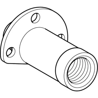 Geberit Anschluss gerade mit AG für MeplaFix Rg R1/2-Rp1/2 L:66mm – Bild 3