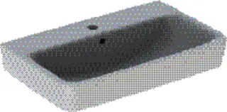 GE Renova Compact Waschtisch, 65x40cm m. Hl., m. Ül., weiß