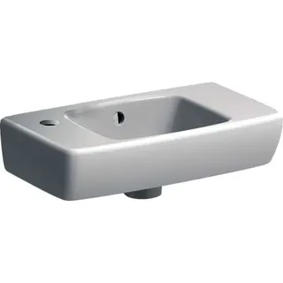 Geberit Renova Compact HWB, verk.Ausld.,Ablg. 45x25cm, Hl.li, mit Überlauf, weiß, KeraTect – Bild 2