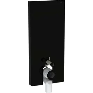 Geberit Monolith Sanitärmodul für Stand-WC 114cm Glas schwarz, Alu. schwarzchrom – Bild 2