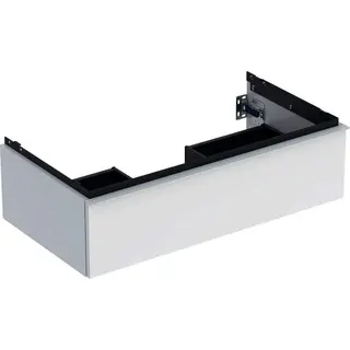 Geberit iCon Unterschrank für Waschtisch, 1 Schubl. 88,8x24,7x47,6cm, weiß hgl./Gr.weiß matt – Bild 2