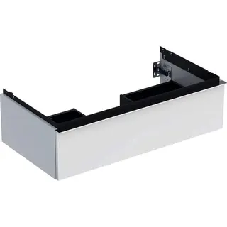 Geberit iCon Unterschrank für Waschtisch, 1 Schubl. 88,8x24,7x47,6cm, weiß hgl/Gr. chrom – Bild 2