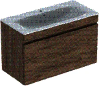 GE Renova Plan Set MWT m. US, 1 Schubl. 100x62,2x48cm, Nussbaum hickory