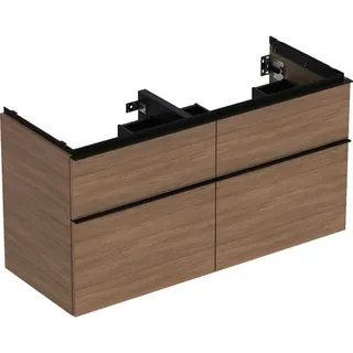 Geberit iCon Unterschrank für DWT, 4 Schubl. 118,4x61,5x47,6cm, Eiche/Gr. Lava – Bild 2