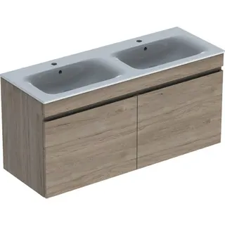 Geberit Renova Plan Set DMWT m. US, 2 Schubl. 130x62,2x48cm, Nussbaum hickory hell – Bild 2