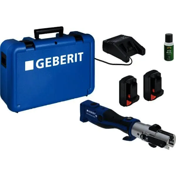 Geberit Pressgerät ACO 203XLplus in Koffer 18V 230V 50-60Hz CEE 7/16 Komp. (2XL)