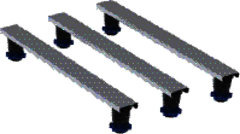 Geberit Set Füße und 3 Traversen 800mm H:9-21cm, für Duschwanne aus Steinharz