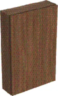 Geberit Hängeschrank rechteckig, 1 Tür 45x70x15cm, Eiche