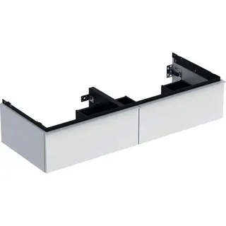 Geberit iCon Unterschrank für DWT, 2 Schubl. 118,4x24,7x47,6cm, weiß hgl/Gr.weiß matt – Bild 2
