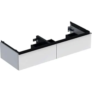 Geberit iCon Unterschrank für DWT, 2 Schubl. 118,4x24,7x47,6cm, weiß hgl/Gr. chrom – Bild 2
